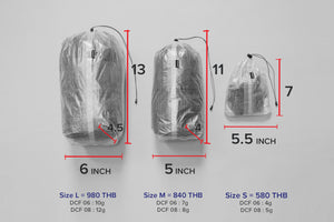 Stuff Sacks - DCF06 White - Ultralight