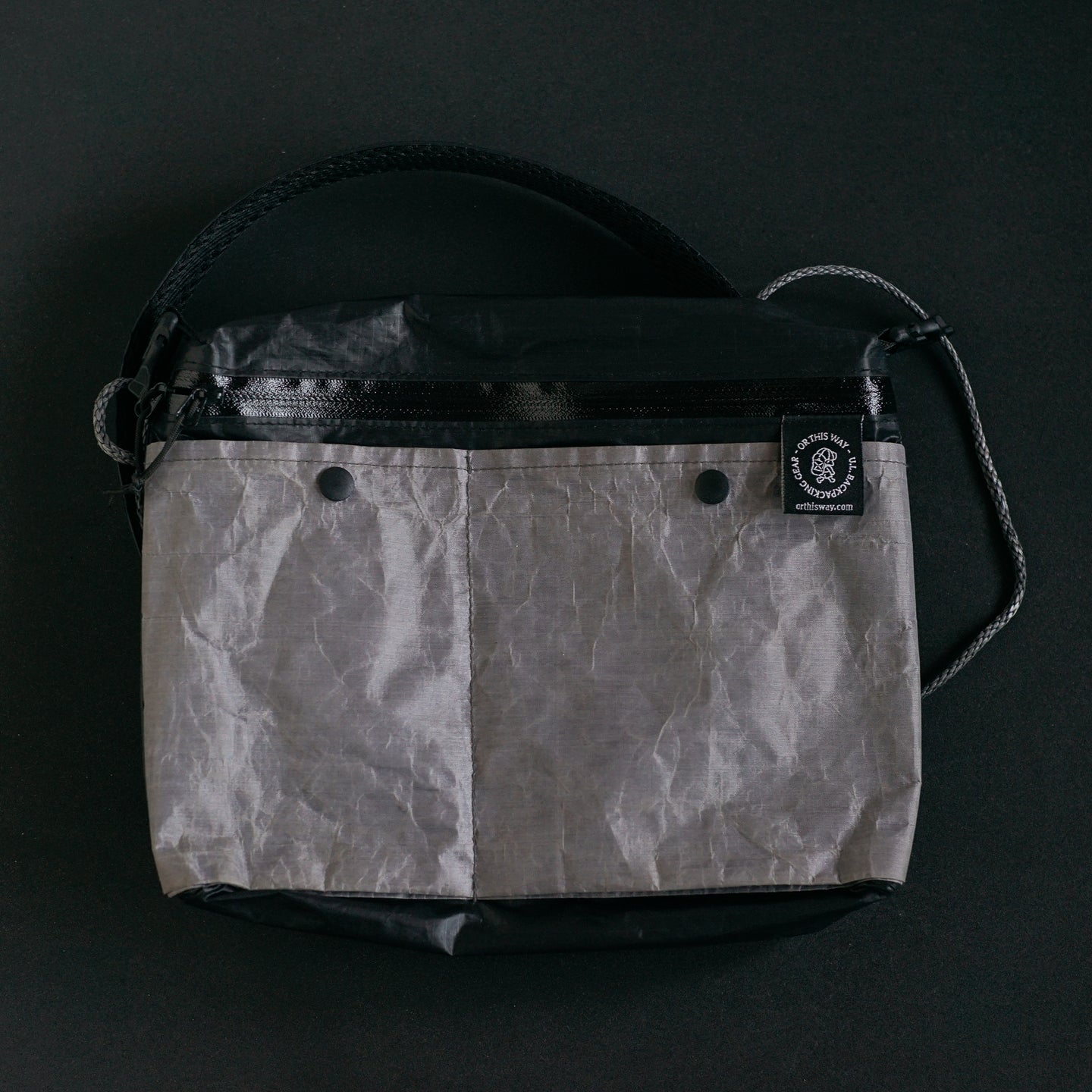 Sacoche - Ripstop x Dyneema - Black Grey